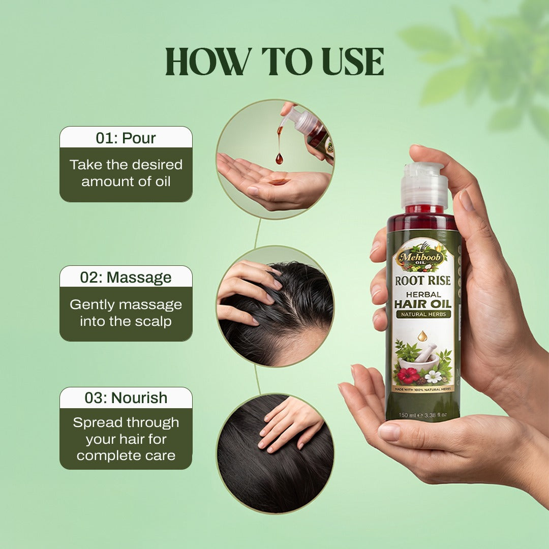 Root Rise Herbal Hair Oil