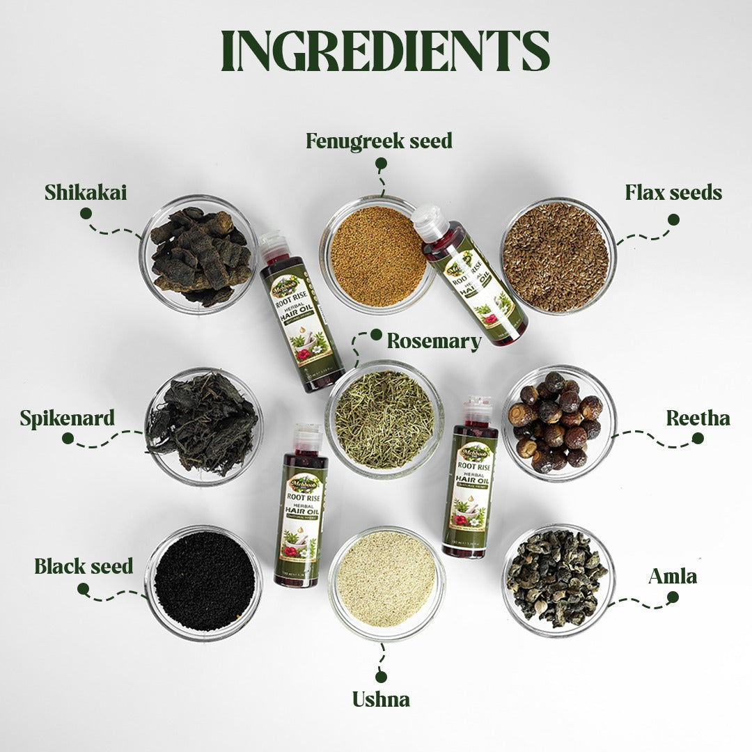 Root Rise Herbal Hair Oil